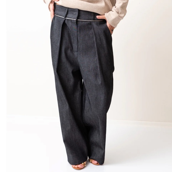 XXL dark wash wide leg Lócker Room jeans - Picture 3 of 4